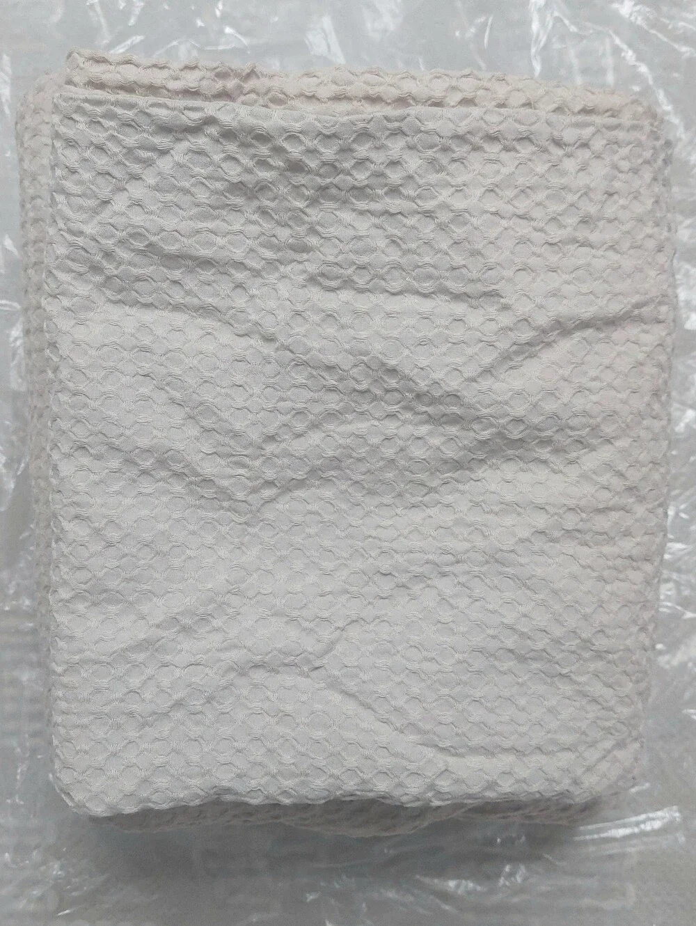 Quince 100% Organic Cotton Waffle Sand Duvet & 2 Shams! Full/ Queen (663)